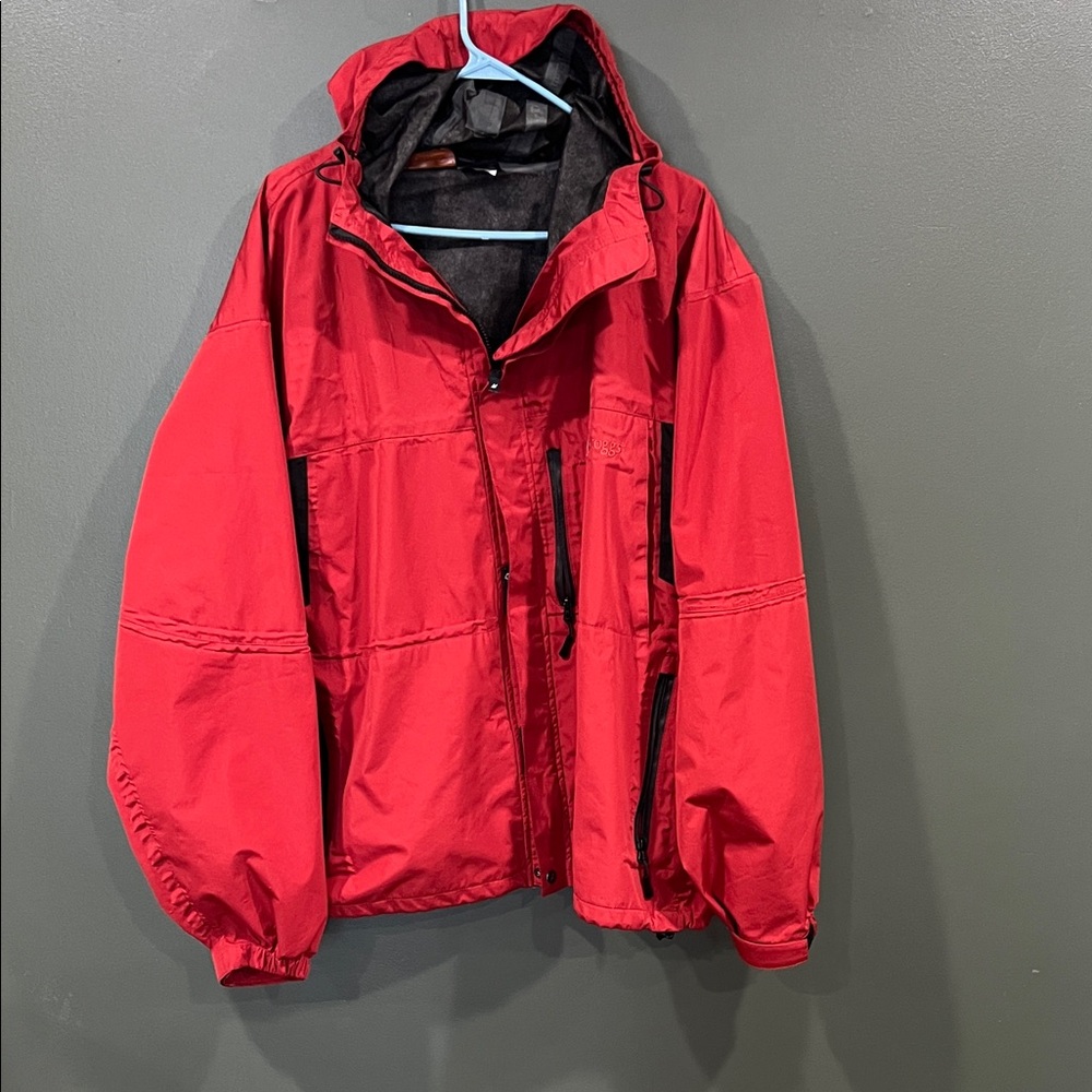 Red Raincoat for Men